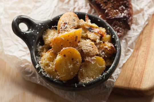 Cheesy Crispy Potatoes