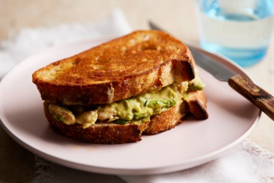 Cheese, Chicken & Chive Toastie