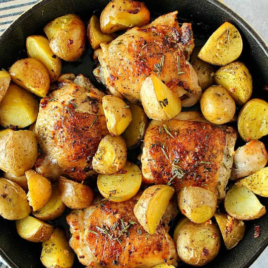 Herb & Garlic Chicken with Potatoes