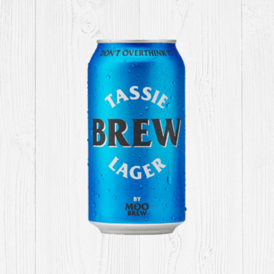 BREW Tassie Lager by Moo Brew 375mL